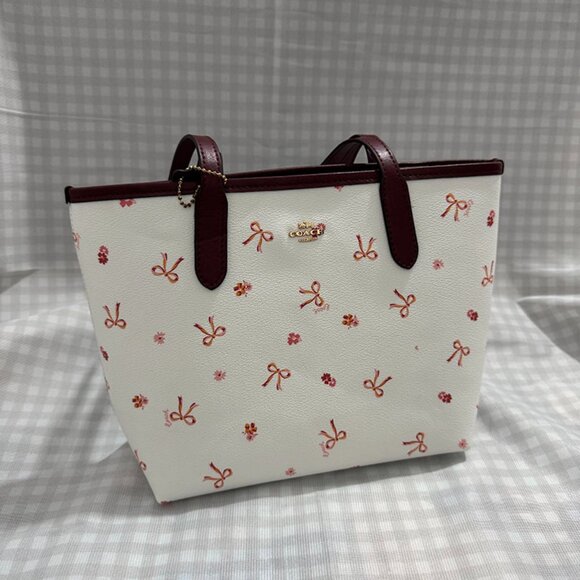 Coach Mini Bow Tote Bag - Picture 1 of 5